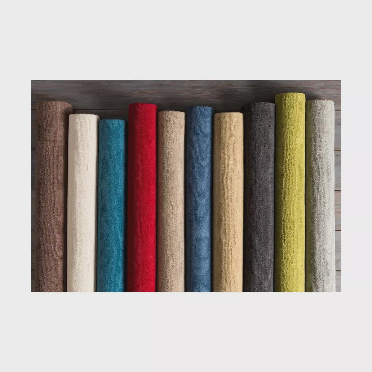 Hand-Tufted Ivory Wool Rug: Plush, Neutral Style, Soft Pile