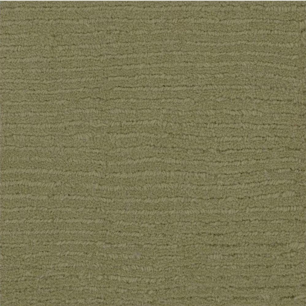 Handwoven Wool Rug: Green Solid Color, Soft & Durable, Woollen rug